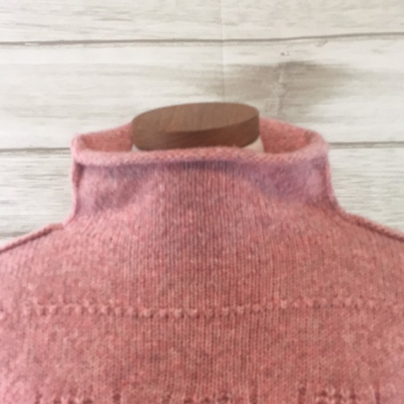 A.N.A. Pink Cable knit Mock Neck Sweater XL - Picture 2 of 14